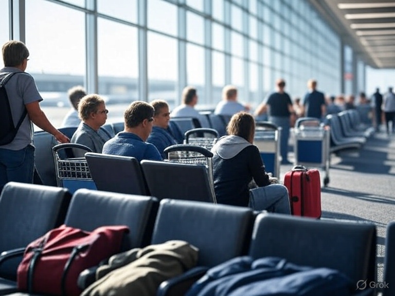 sala partenze aeroporto Canova di Treviso